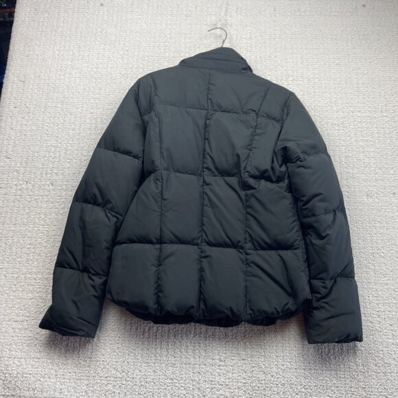 Tommy Hilfiger Black Down Quilted Puffer Jacket Full Zip Women Sz Small Read - Picture 10 of 13